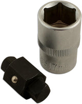 OIL DRAIN SOCKETS | 4 CORNERS | 8 MM + 10 MM (SK6921)