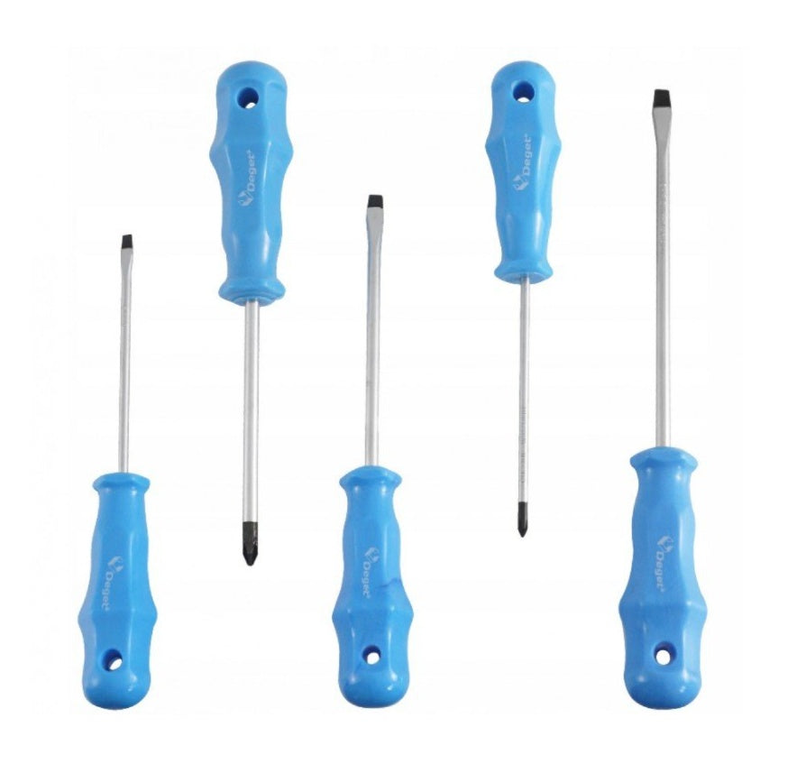SCREWDRIVER SET | SLOTTED / PHILLIPS | 5 PCS. (SK5015)