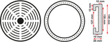 RUBBER PAD | FOR AUTO LIFTS | Ø 150 MM (6478)
