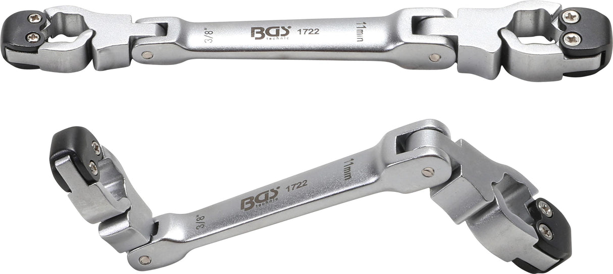 BRAKE PIPE WRENCH WITH RATCHETING FUNCTION | 10 X 11 MM (1722)