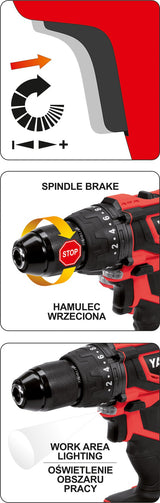 IMPACT DRILL DRIVER 18V 40NM - BODY (YT-82787)