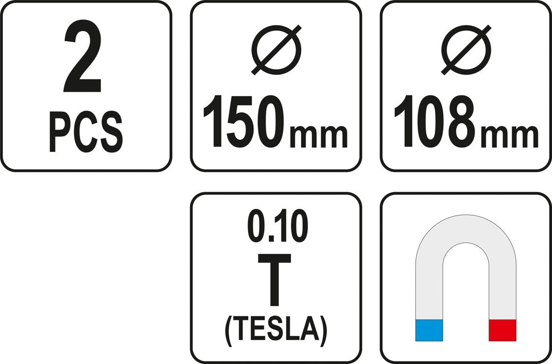 MAGNETIC PARTS TRAY SET (YT-08302)