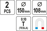 MAGNETIC PARTS TRAY SET (YT-08302)