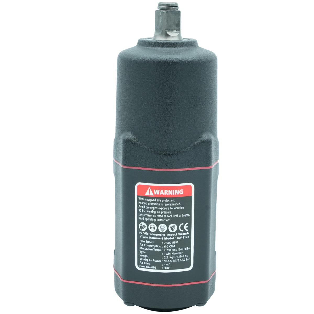 PNEUMATIC IMPACT WRENCH | 12.5 MM (1/2") | 2230 NM | WITH SET (AKP-02)