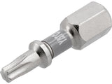 SCREWDRIVER BITS 1/4 25MM T15 2 PCS NI (YT-78012)