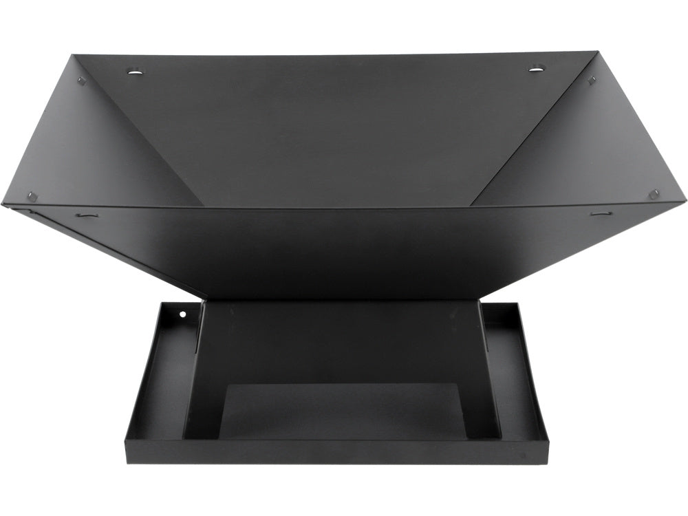 STEEL FIRE PIT WITH LID 45 X 45CM (99715)