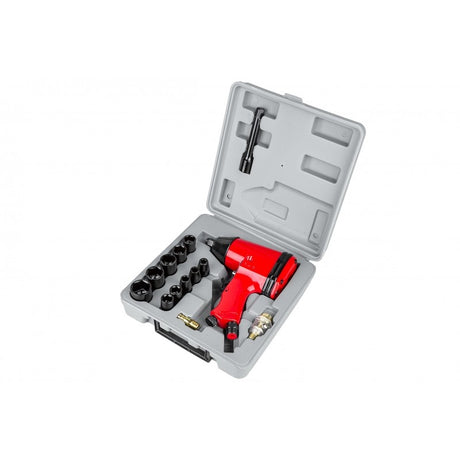 PNEUMATIC IMPACT WRENCH WITH TOOL SET | 12.5 MM (1/2") | 17 PCS. (LX500)