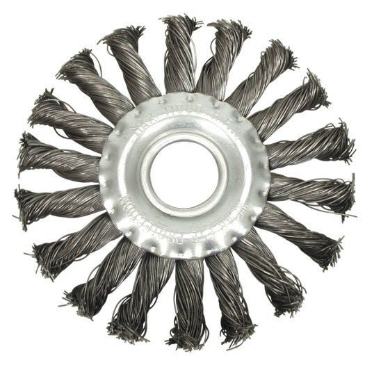 BRUSH DISC TYPE | COARSE STEEL | 100 X 12 X 22.2 MM (ES742100)