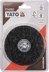 WIRE BRUSH 100MM POLY ABRASIVE FOR DRILL (YT-47802)