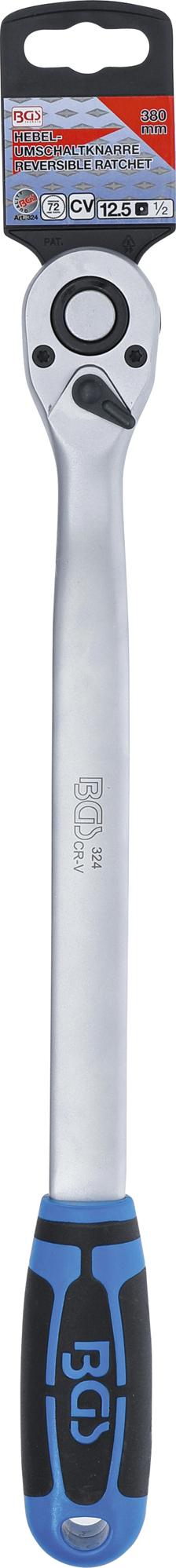 REVERSIBLE RATCHET | EXTRA LONG | 12.5 MM (1/2") | 380 MM (324)