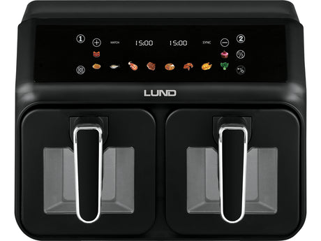 AIR FRYER 2200W 4L+4L BLACK (67563)