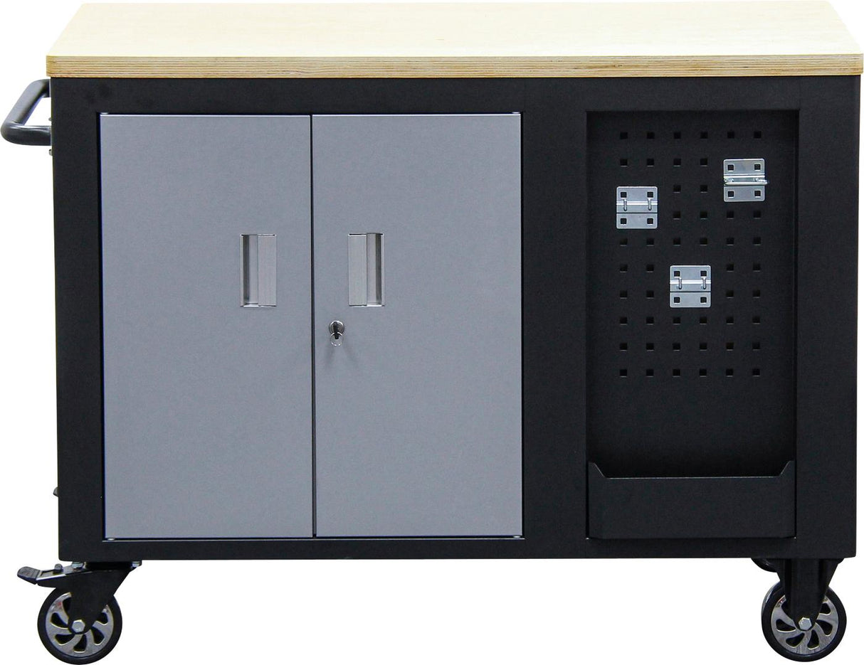 WORKSHOP TROLLEY | 2X 5 DRAWERS | 1 CABINET | EMPTY (4199)