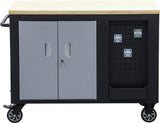 WORKSHOP TROLLEY | 2X 5 DRAWERS | 1 CABINET | EMPTY (4199)