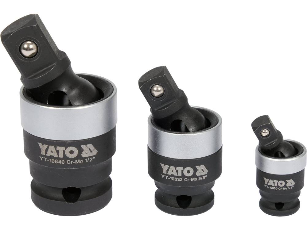 IMPACT UNIWER JOINT SET 1/4', 3/8", 1/2" (YT-10642)
