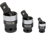 IMPACT UNIWER JOINT SET 1/4', 3/8", 1/2" (YT-10642)