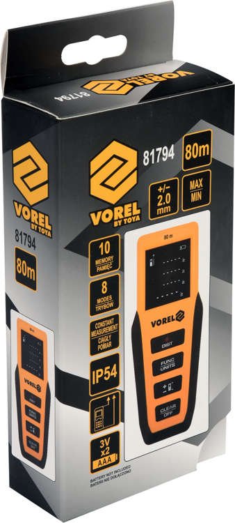 LASER DISTANCE METER 80 M (81794)