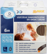 SEAL F.WINDOWS&DOORS EPDM T.D BROWN 6M (76762)