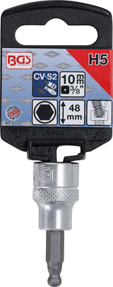 BIT SOCKET | 10 MM (3/8") | INTERNAL HEXAGON WITH BALL HEAD 5 MM (5112)
