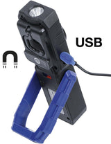COB LED WORKSHOP LAMP WITH MAGNET AND HOOK | FOLDABLE (70051)