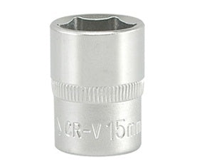 SOCKET 15MM 3/8" 6 PT CV REGULAR (YT-3810)