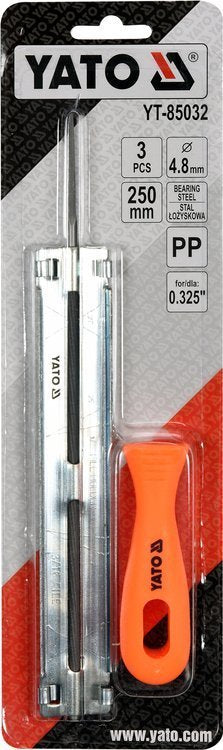 CHAIN SAW FILE WITH GUIDE 4.8MM (YT-85032)
