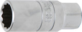 SPARK PLUG SOCKET WITH RUBBER MOUNT, 12-POINT | 10 MM (3/8") DRIVE | 18 MM (2387)