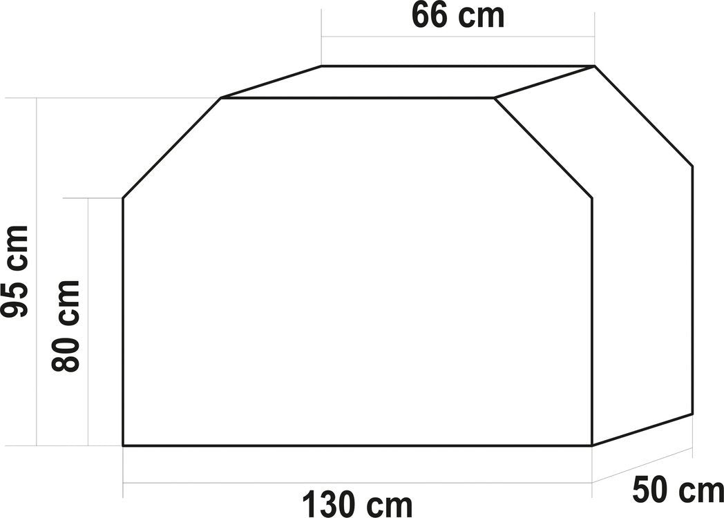 BBQ COVER 130 X 50 X 95CM (99761)