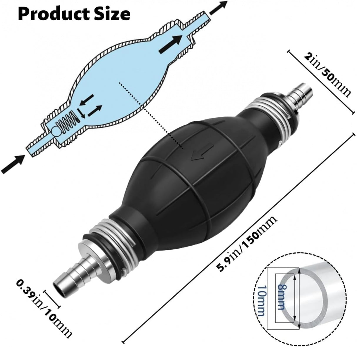 HAND PUMP | WITHOUT HOSE | 8 MM (SK4064)
