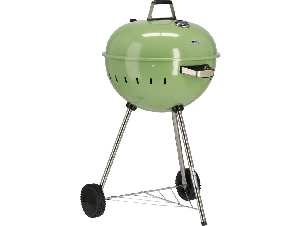 CHARCOAL BBQ, ROUNDED, 54CM GREEN (YG-20303)