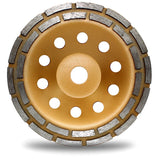 DIAMOND GRINDING DISC | PLATE TYPE | DOUBLE ROW | 22.2X180 MM (DR0180B)