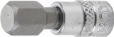 BIT SOCKET | 6.3 MM (1/4") DRIVE | INTERNAL HEXAGON 10 MM (2161-10)