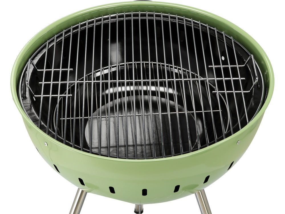 CHARCOAL BBQ, ROUNDED, 54CM GREEN (YG-20303)