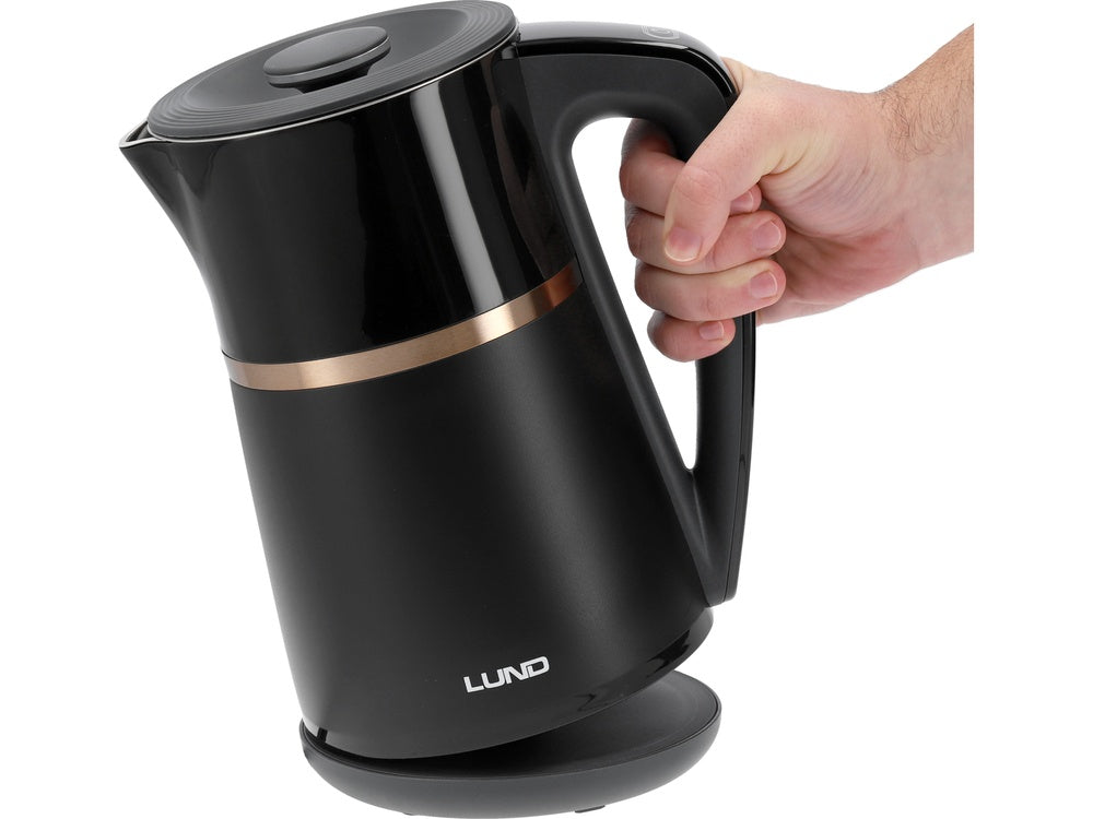 EL. KETTLE 1,7L, TEMP. CONTROL, BLACK (68217)