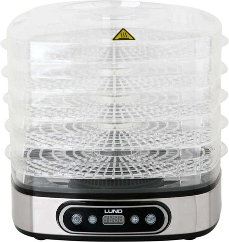 FOOD DEHYDRATOR 5 TRAYS 420-500W TIMER (68271)