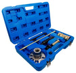 HYDRAULIC AXLE AND HUB PULLER | WITH SLIDING IMPACT HAMMER | 95–125 MM (7789)