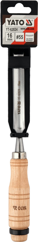 HALF-ROUND WOOD CHISEL 16MM (YT-62824)