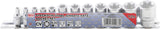 SOCKET SET, E-TYPE | 6.3 MM (1/4") / 10 MM (3/8") DRIVE | E4 - E20 | 12 PCS. (2038)