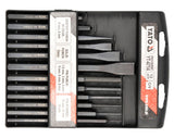12PCS -COLD CHISELS, PIN & SOLID PUNCHES (YT-4714)