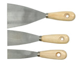 SET OF PUTTY KNIVES | 3-5-8 CM | 3 PCS. (06130)