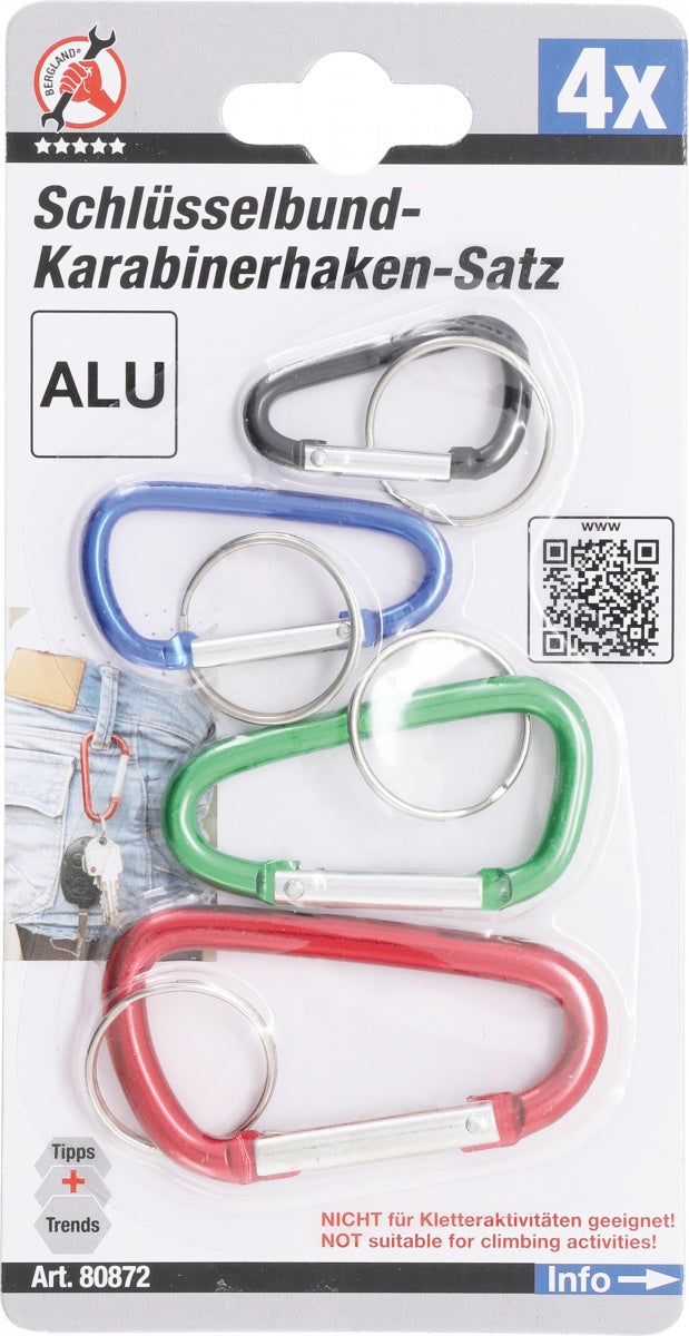 SPANNER-CARABINER SET | 4 PCS. (80872)