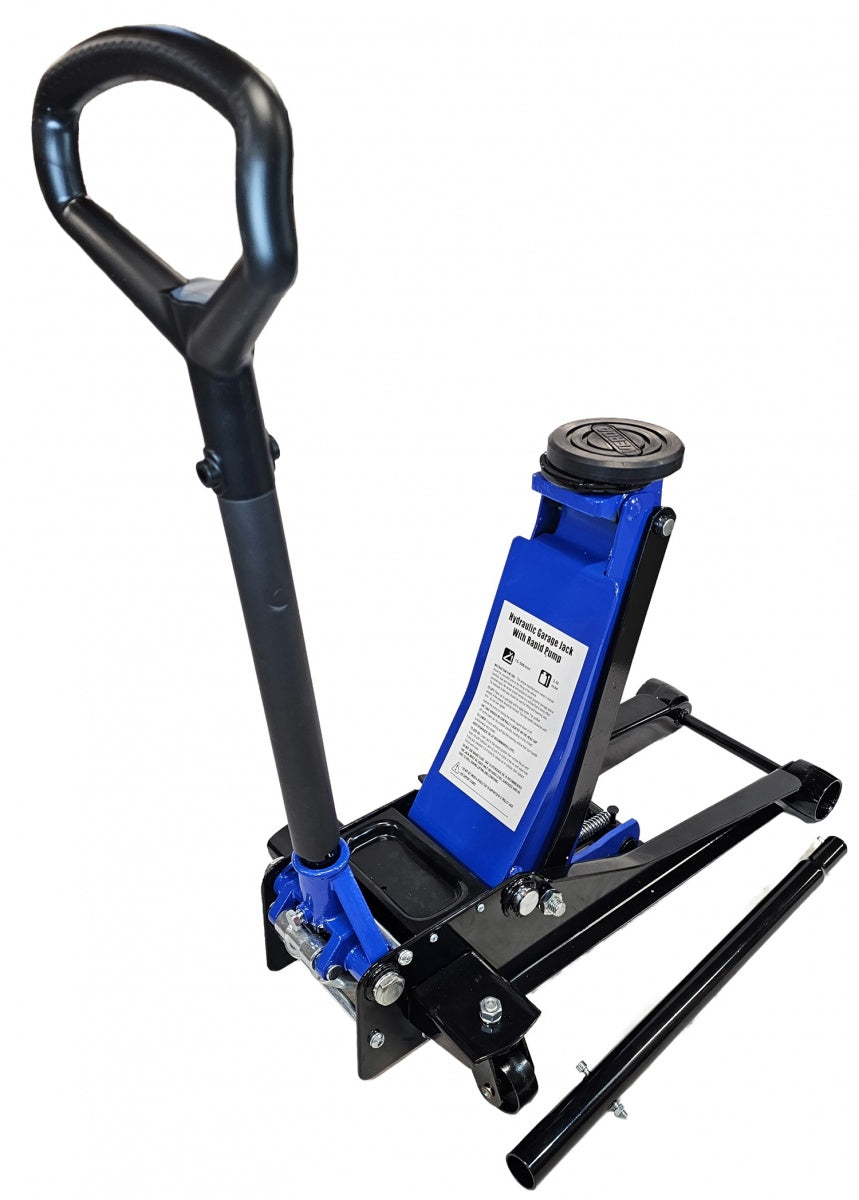 JACK WITH WHEELS | LOW PROFILE | DOUBLE PISTON | 75- 505 MM | 3 T (FJ25-D)