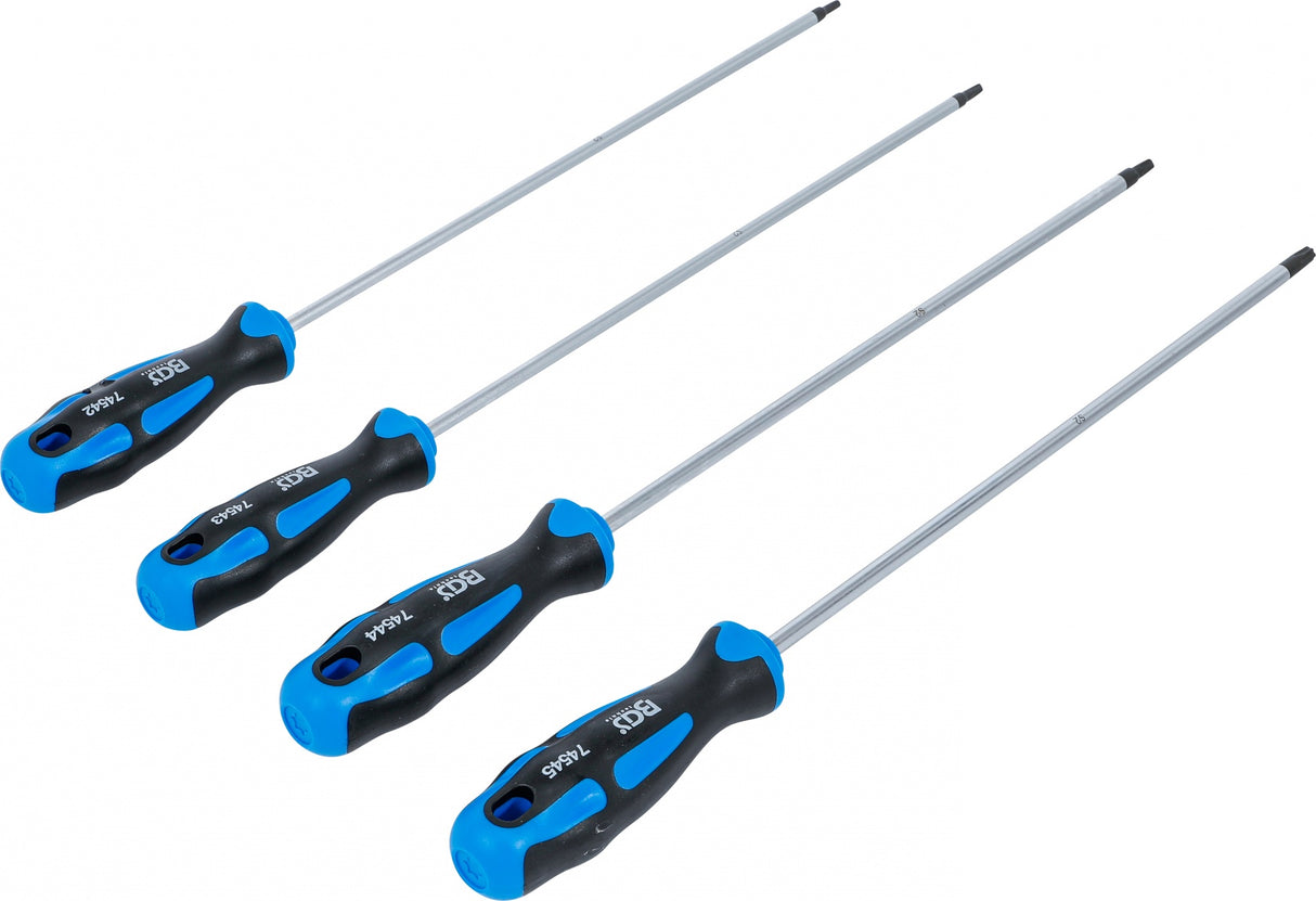 SCREWDRIVER SET | EXTRA LONG | T-STAR (FOR TORX) | T15 - T30 | 4 PCS. (74541B)