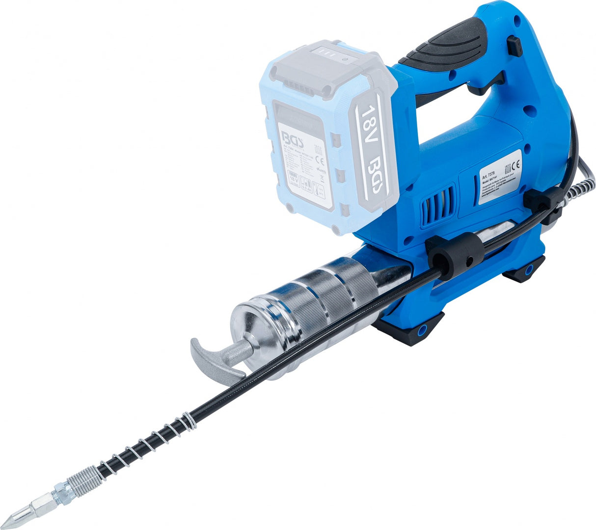 CORDLESS GREASE GUN | 18 V | WITHOUT RECHARGEABLE BATTERY (7378)
