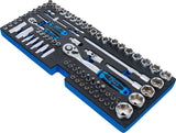 FOAM TRAY FOR BGS 3312: SOCKET SET | 6.3 MM (1/4") / 12.5 MM (1/2") | INCH SIZES | 78 PCS. (3345)