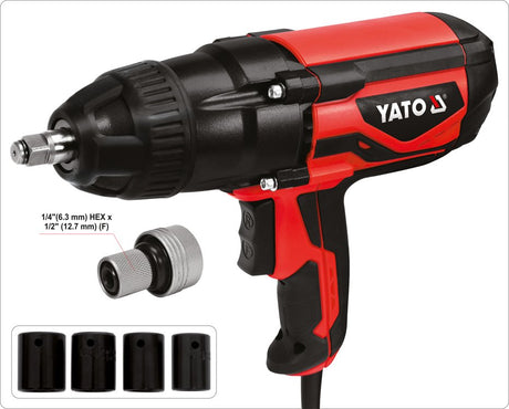 ELECTRIC IMPACT WRENCH 1/2" 1020W/600NM (YT-82021)