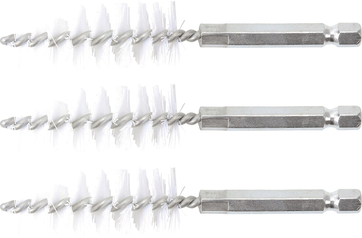 NYLON BRUSH | 18 MM | 6.3 MM (1/4") DRIVE | 3 PCS. (3078-18-N)