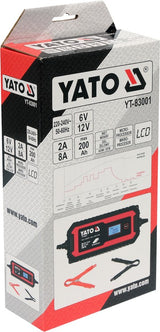 ELECTRONIC BATTERY CHARGER 6V/2A, 12V/8A (YT-83001)