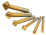 CONE DRILL BIT/CUTTER SET | HSS | DIN 335 C FORM | 6 PCS. (SK200807)