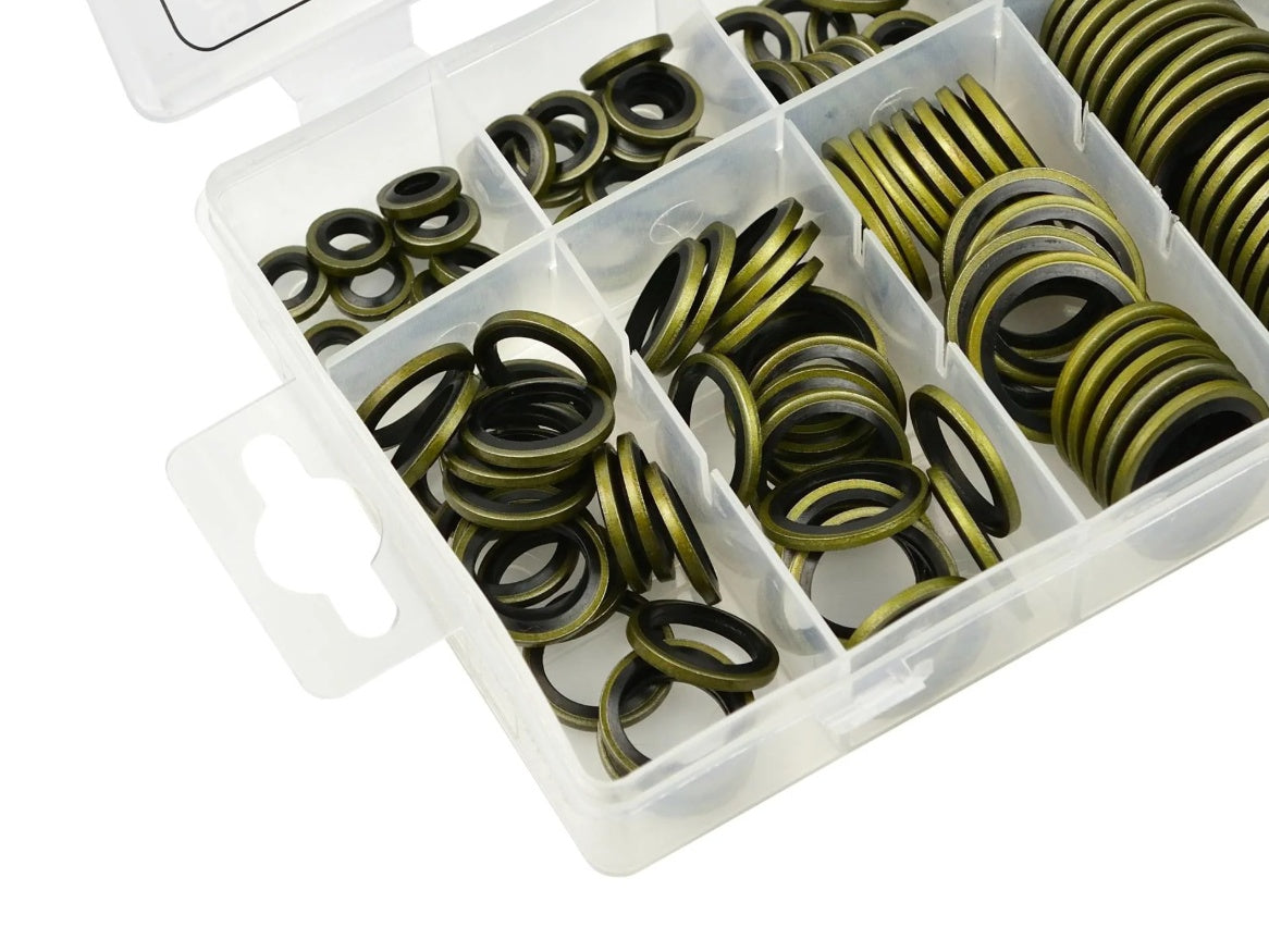 DRAIN PLUG WASHERS | METRIC | 240 PCS. (SK010240)
