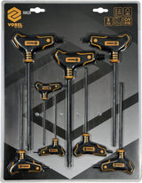 T-HANDLE HEX KEY WITH BALL SET 8PCS (56629)